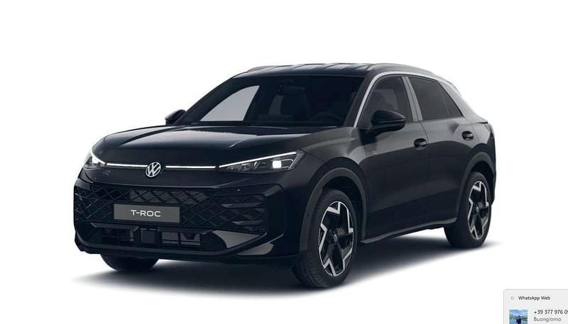 Nuova VW T-Roc R-line 150 CV (110 kW) 2026 Nero SUV