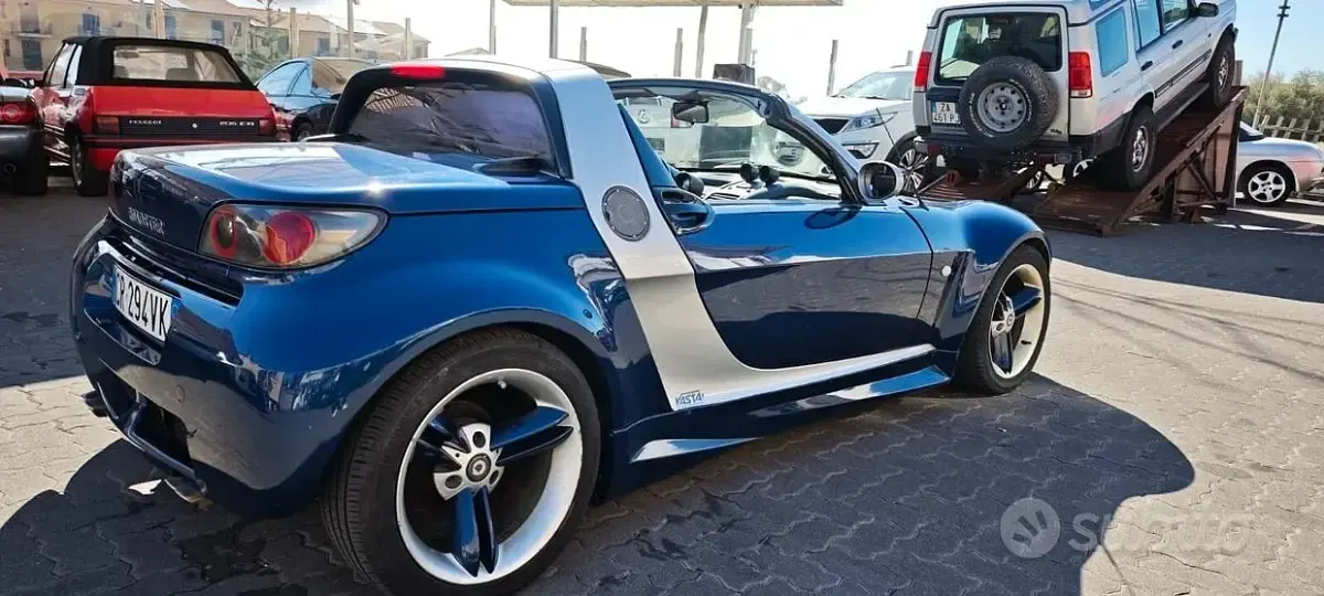 Usata Smart Roadster 82 CV (60 kW) 2005 Blu Cabrio