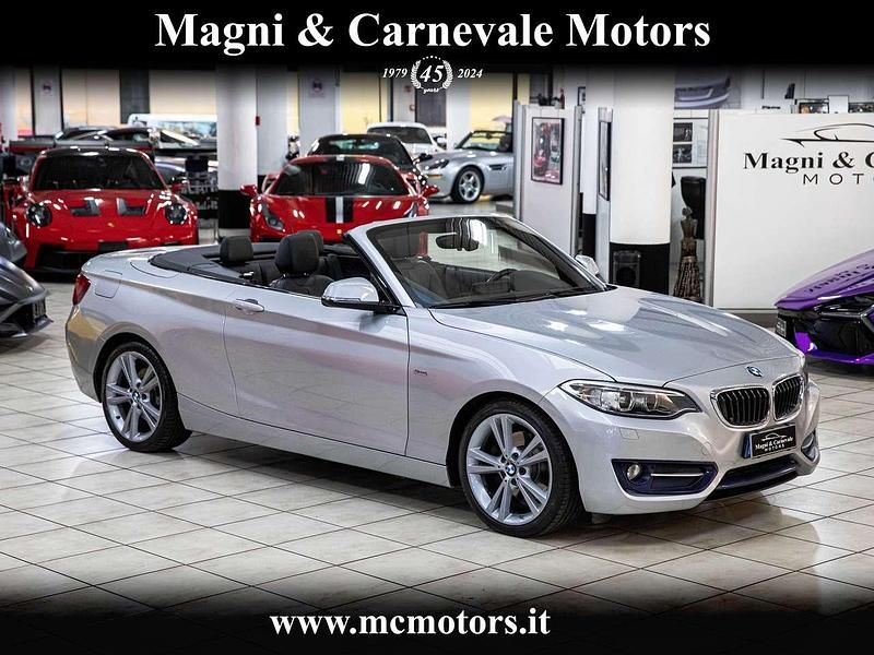 Argento Usata 2017 BMW 220 Sport Line Cabrio | 18.850 € (Ottimo prezzo) - Immagine 1/4
