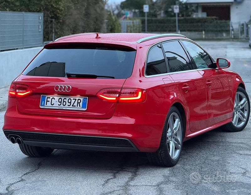 Usata Audi A4 S-Line 190 CV (139 kW) 2016 Rosso Station wagon