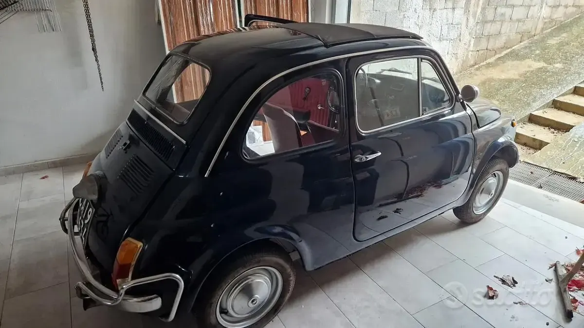 Usata Fiat 500 1970 Bluazzurro Utilitaria
