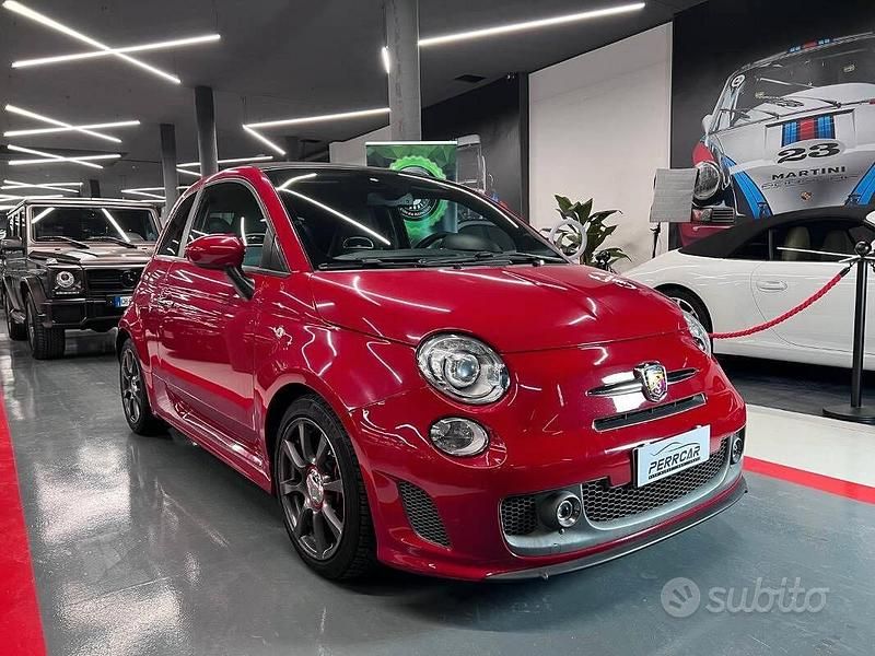 Usata Abarth 595C Turismo 160 CV (117 kW) 2014 Rosso Cabrio