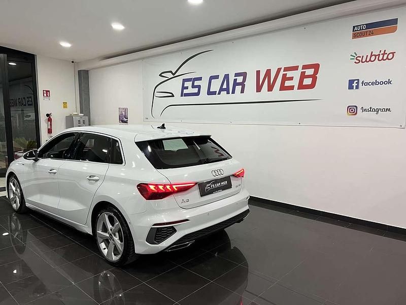 Usata Audi A3 S-Line 150 CV (110 kW) 2022 Bianco Berlina
