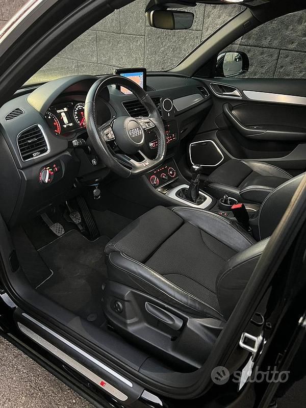 Usata Audi Q3 S-Line 150 CV (110 kW) 2017 Nero SUV