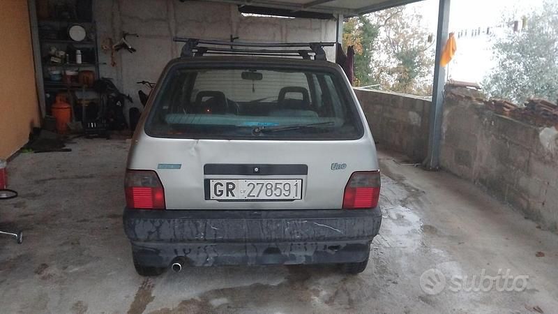 Usata Fiat Uno 1990 Grigio Utilitaria