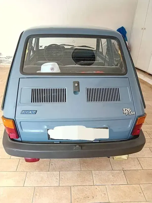Usata Fiat 126 22 CV (16 kW) 1985 Blu/azzurro Utilitaria