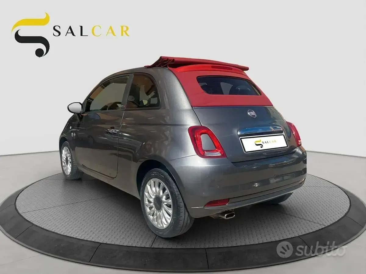Usata Fiat 500C Lounge 69 CV (50 kW) 2020 Grigio Cabrio