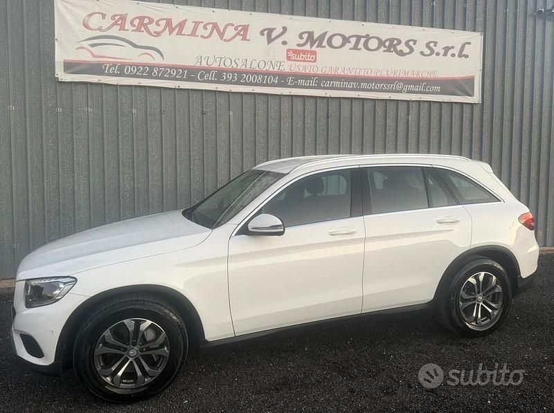 Usata Mercedes GLC220 170 CV (125 kW) 2016 Bianco Berlina