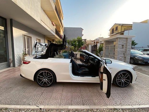 Usata Mercedes E53 AMG 435 CV (319 kW) 2018 Bianco Cabrio