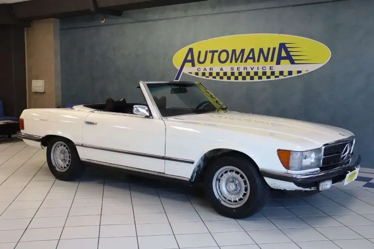 Usata Mercedes SL450 220 CV (161 kW) 1973 Bianco Cabrio