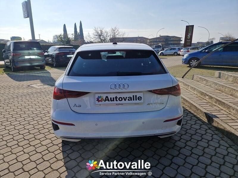 Usata Audi A3 Sportback Advanced 204 CV (150 kW) 2021 Bianco Utilitaria