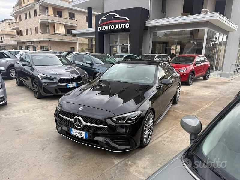 Usata Mercedes C220 Premium 220 CV (161 kW) 2021 Nero Berlina