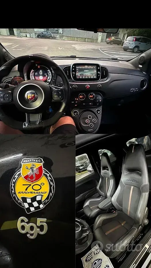 Usata Fiat 500 Abarth 278 CV (204 kW) 2020 Nero Utilitaria