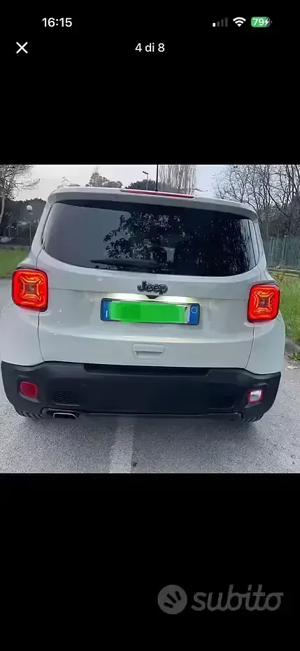 Usata Jeep Renegade 120 CV (88 kW) 2019 Bianco SUV