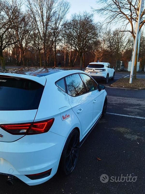 Usata Seat Leon FR 184 CV (135 kW) 2016 Bianco Berlina