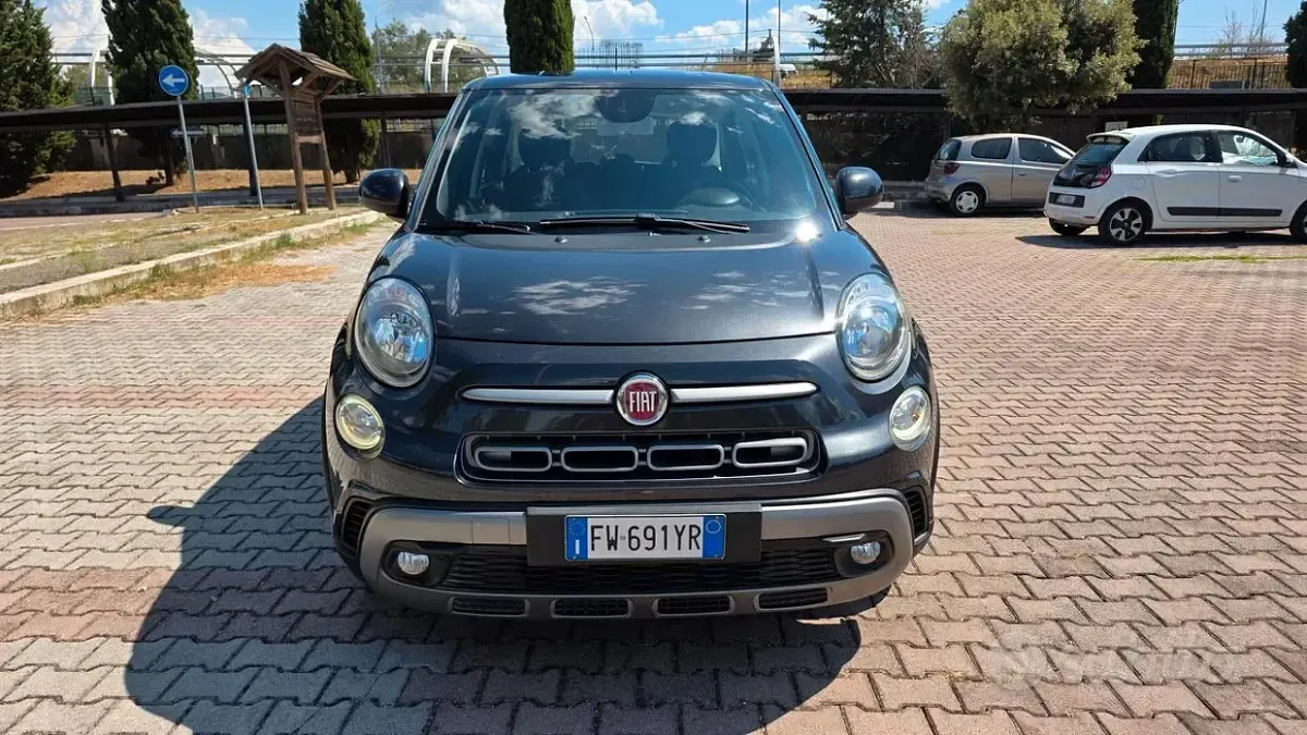 Usata Fiat 500L Cross 95 CV (69 kW) 2019 Grigio Monovolume
