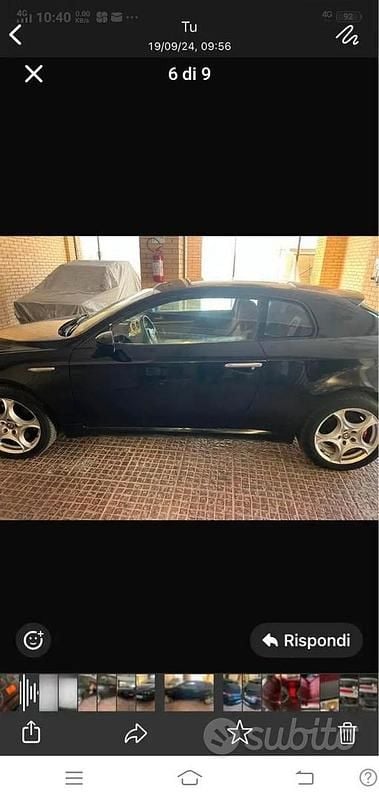 Usata Alfa Romeo Brera 210 CV (154 kW) 2007 Nero Coupé