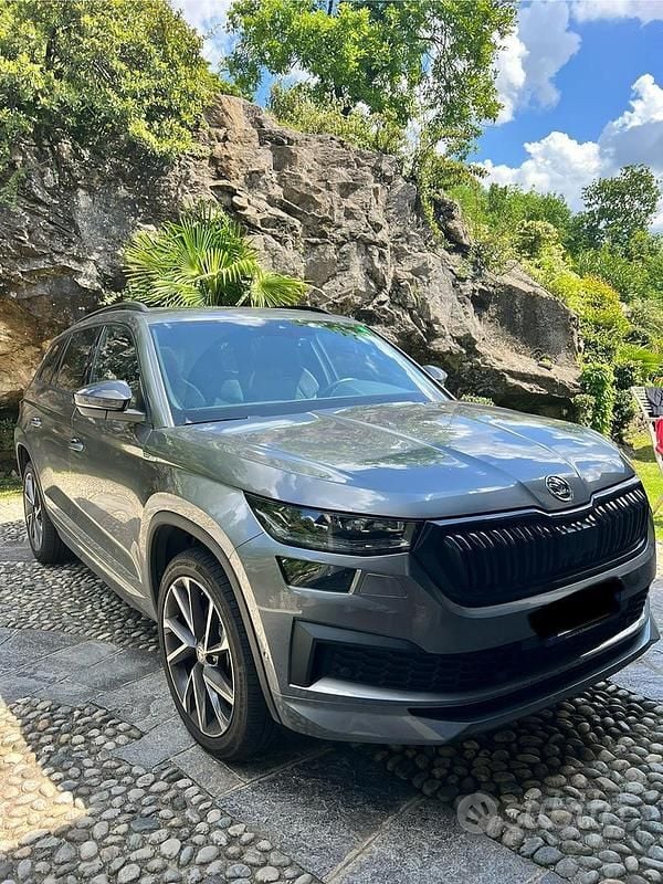 Usata Skoda Kodiaq SportLine 150 CV (110 kW) 2022 Grigio SUV