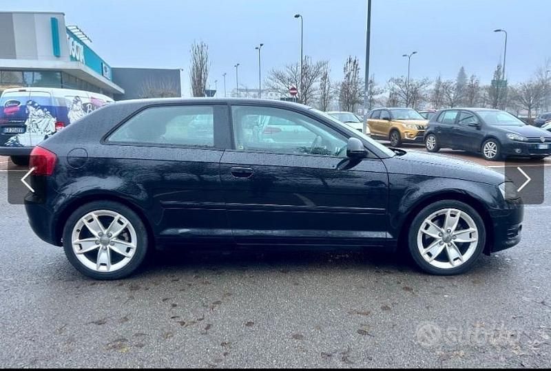Usata Audi A3 Ambiente 160 CV (117 kW) 2009 Nero Utilitaria