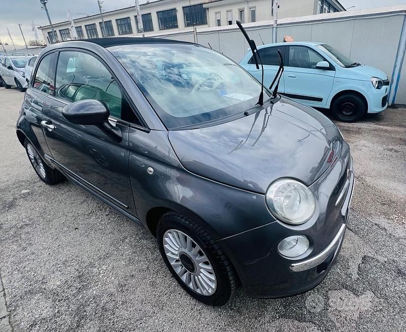 Usata Fiat 500C Lounge 69 CV (50 kW) 2014 Grigio Cabrio