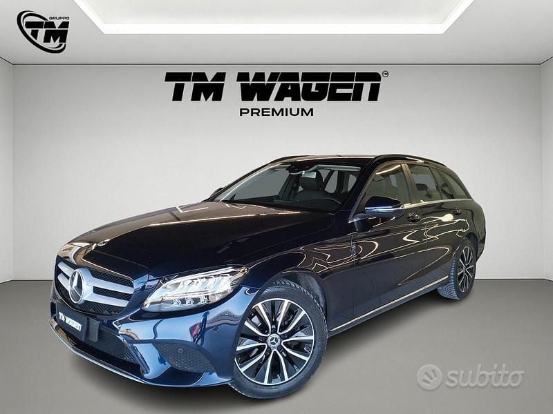 Usata Mercedes C220 Business 194 CV (142 kW) 2020 Blu Station wagon