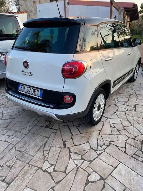 Usata Fiat 500L Trekking 84 CV (61 kW) 2014 Bianco Monovolume