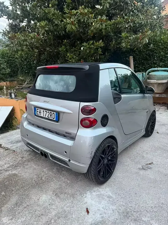 Usata Smart ForTwo Cabrio Brabus 102 CV (75 kW) 2011 Grigio Cabrio