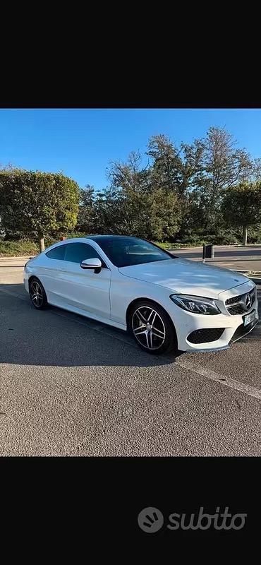 Usata Mercedes C250 203 CV (149 kW) 2016 Bianco Coupé