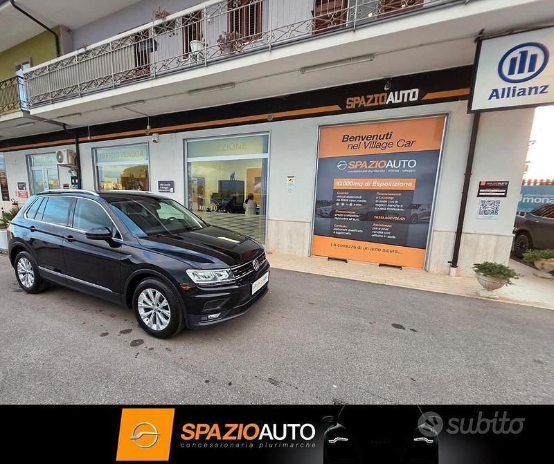 Usata VW Tiguan 116 CV (85 kW) 2019 Nero SUV