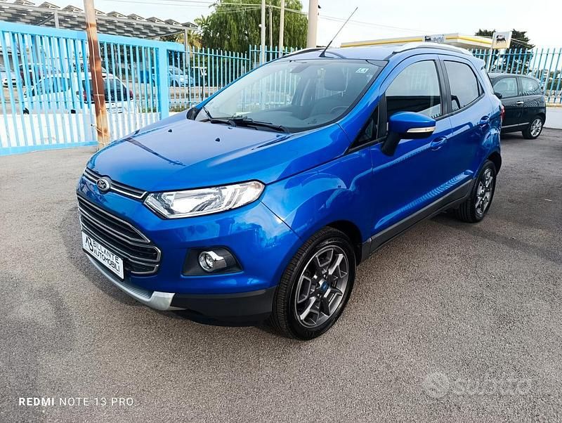Usata Ford Ecosport Titanium 95 CV (69 kW) 2016 Blu SUV
