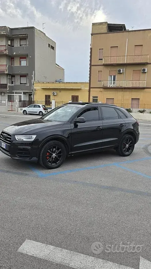 Usata Audi Q3 Design 150 CV (110 kW) 2015 Nero SUV