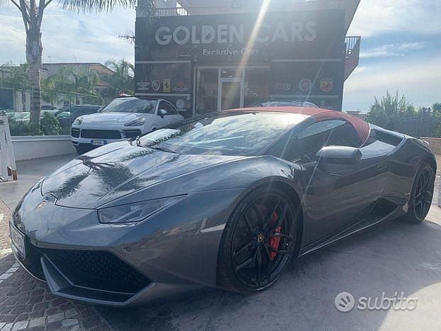 Usata Lamborghini Huracán 610 CV (448 kW) 2017 Grigio Cabrio