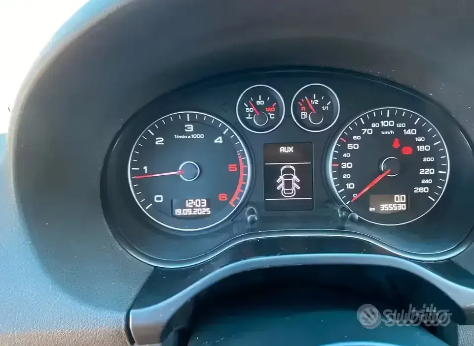 Usata Audi A3 2009 Nero Utilitaria