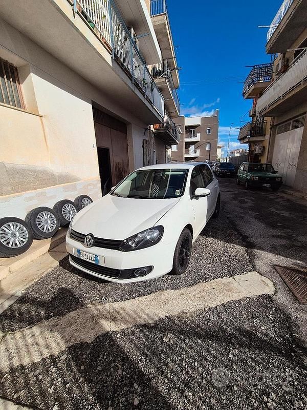 Usata VW Golf VI 2010 Bianco Utilitaria
