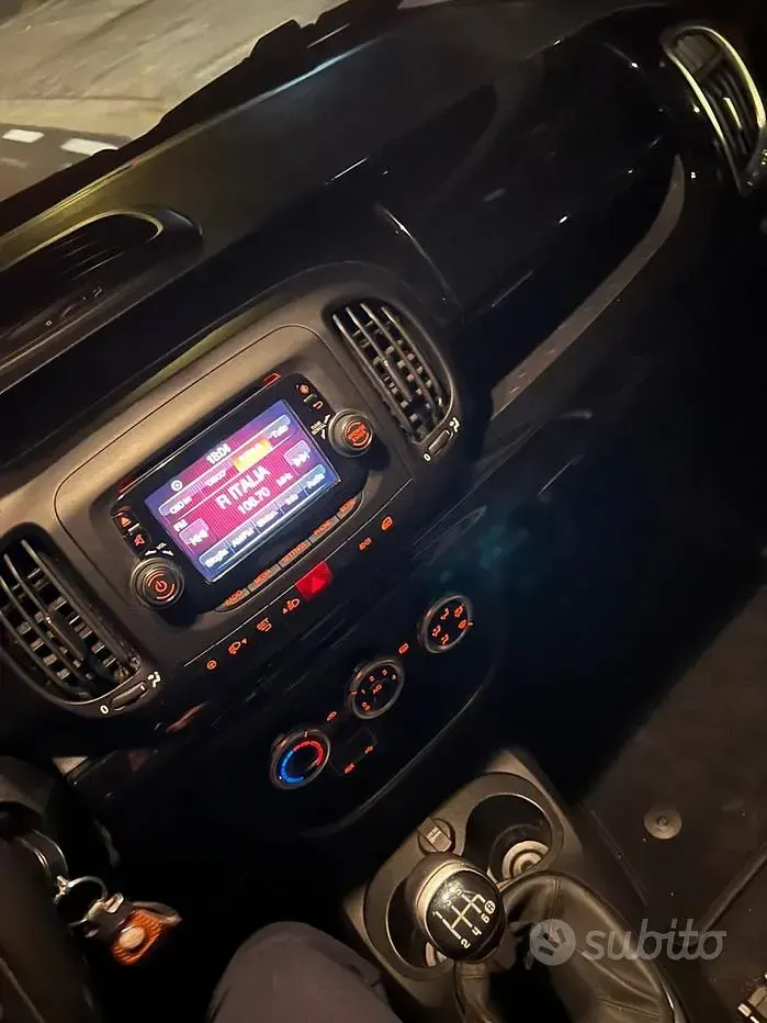 Usata Fiat 500L Easy 95 CV (69 kW) 2015 Nero Monovolume
