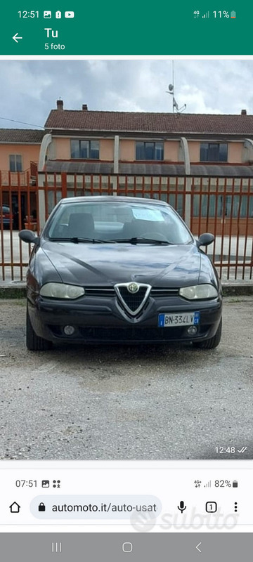 Usato 2001 Alfa Romeo 156 1.8 Benzin (1.000 €)
