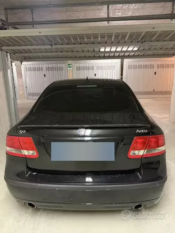 Usata Saab 9-3 Aero 255 CV (187 kW) 2007 Nero Berlina