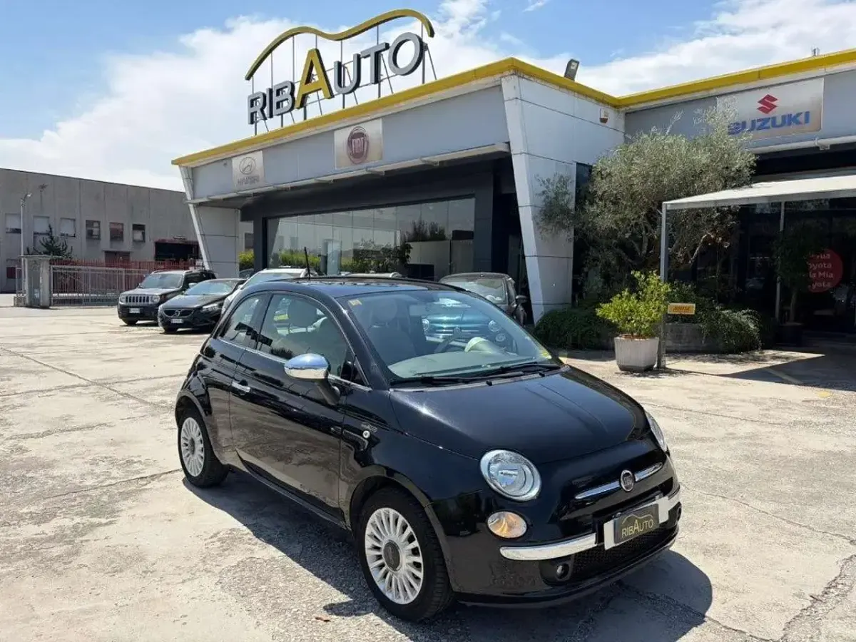 Usata Fiat 500 Lounge 69 CV (50 kW) 2013 Nero Cabrio