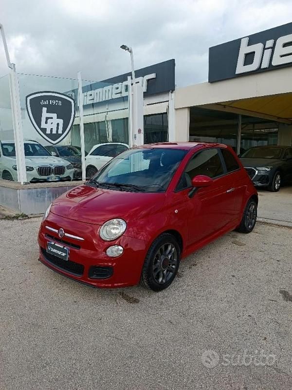Usata Fiat 500 69 CV (50 kW) 2014 Rosso Utilitaria