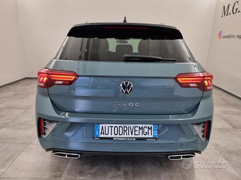 Usata VW T-Roc R-line 150 CV (110 kW) 2022 Azzurro SUV