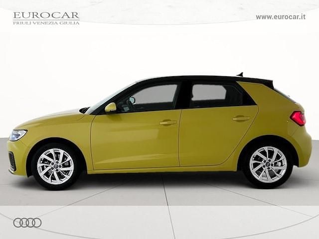 Usata Audi A1 Sportback Admired 116 CV (85 kW) 2019 Giallo pitone metallizzato gri Utilitaria