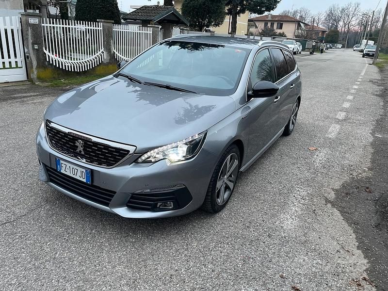Usata Peugeot 308 SW GT-line 131 CV (96 kW) 2019 Grigio Station wagon