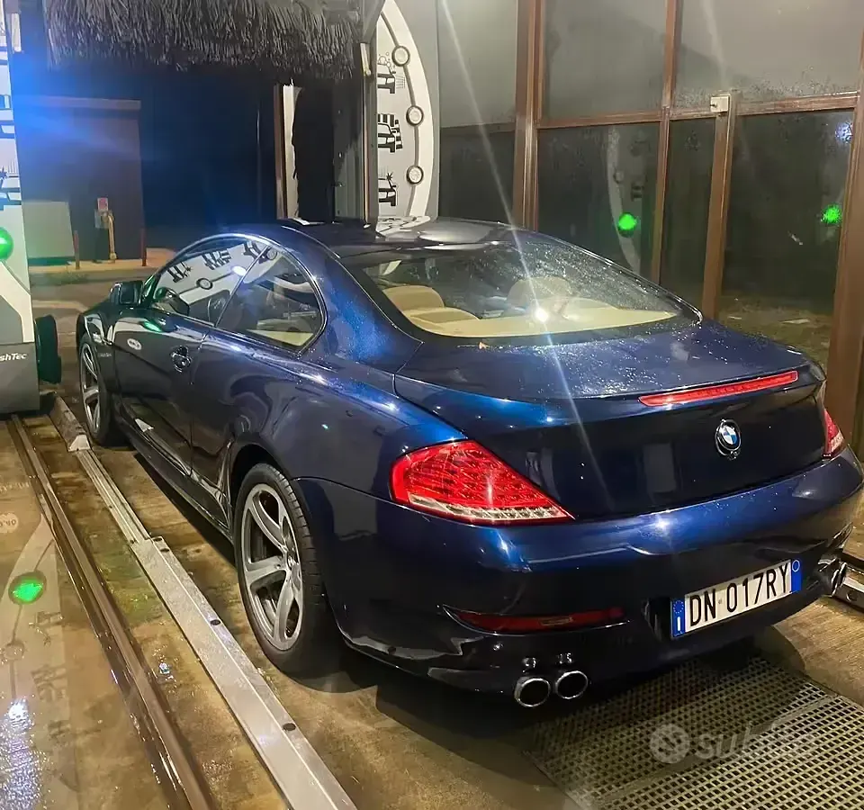 Usata BMW 635 Efficient Dynamics 286 CV (210 kW) 2008 Blu Coupé