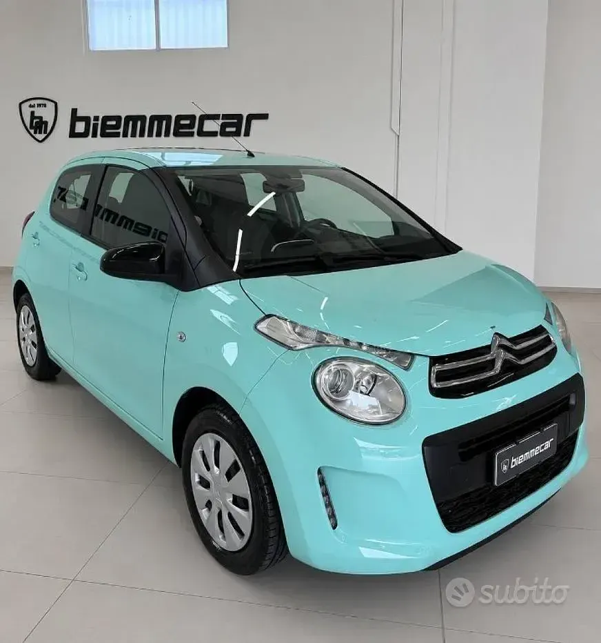 Usata Citroën C1 Shine 72 CV (52 kW) 2018 Verde Utilitaria