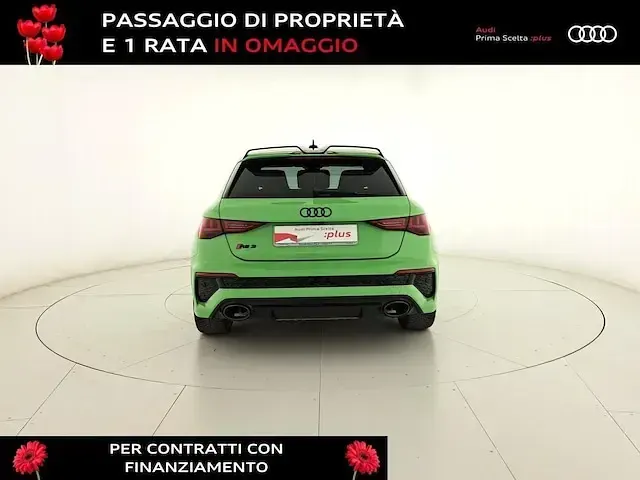 Usata Audi RS3 Sportback Ambiente 400 CV (294 kW) 2024 Verde kyalami Utilitaria
