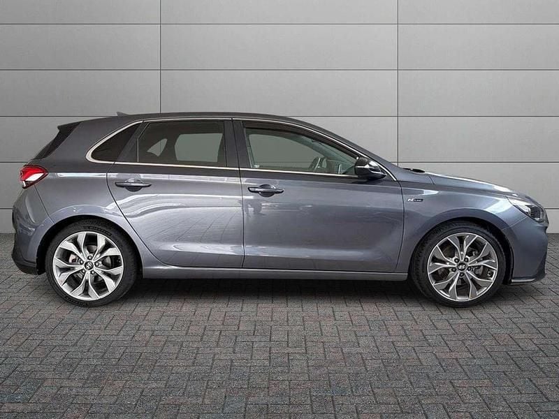 Usata Hyundai i30 N Line 136 CV (100 kW) 2019 Grigio Utilitaria