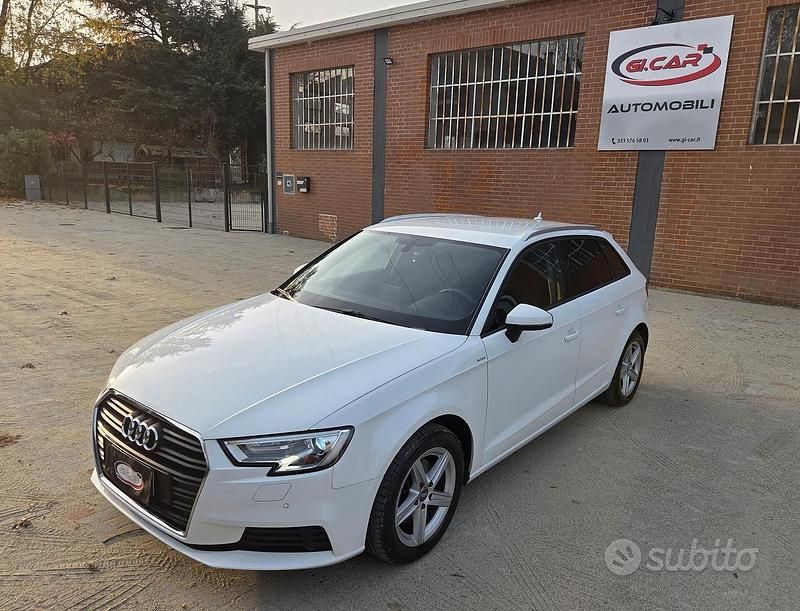 Bianco Usata 2018 Audi A3 Business Tre volumi | 18.900 € (Buon prezzo) - Immagine 1/4