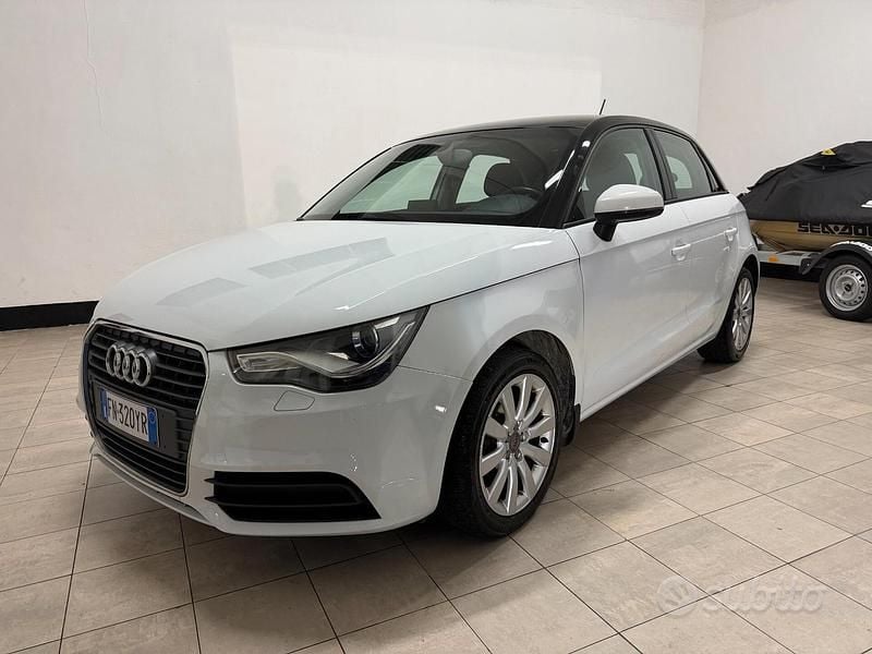 Usata Audi A1 Ambition 85 CV (62 kW) 2014 Bianco Utilitaria