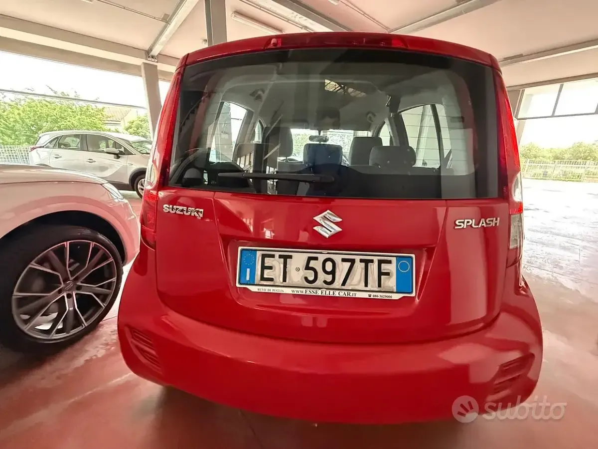 Usata Suzuki Splash GL 68 CV (50 kW) 2014 Rosso Utilitaria