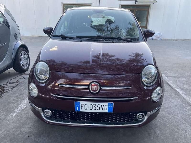 Usata Fiat 500 Lounge 95 CV (69 kW) 2017 Marrone Utilitaria